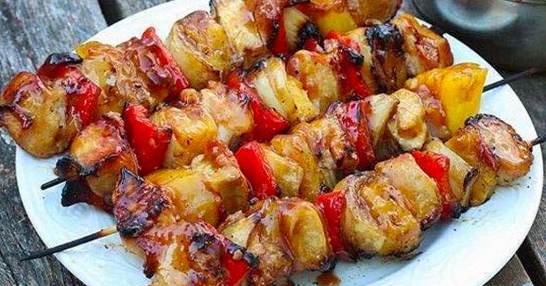 Chicken Pineapple Kabobs