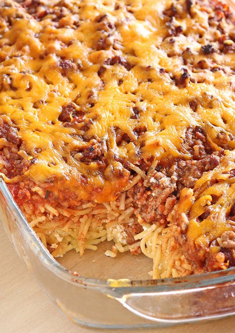 MILLION DOLLAR SPAGHETTI CASSEROLE