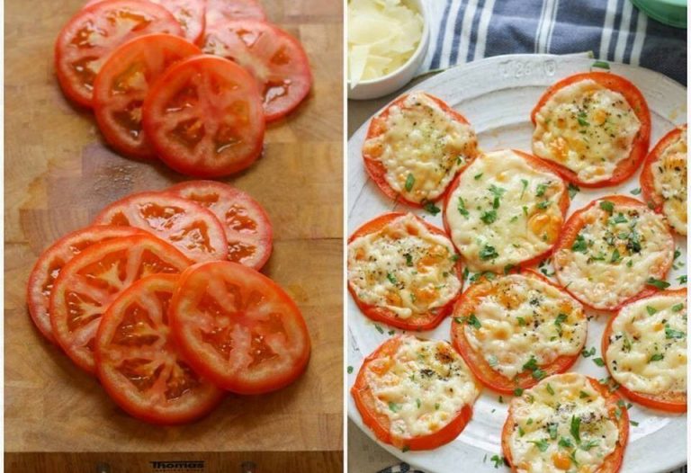 BAKED PARMESAN TOMATOES