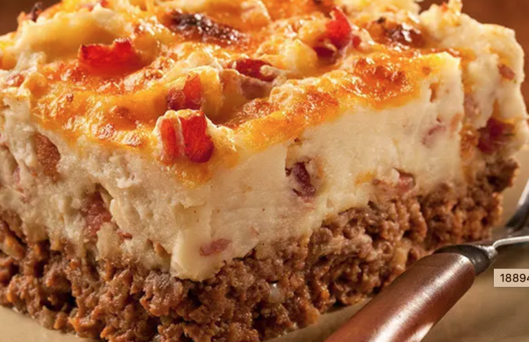 COWBOY MEATLOAF AND POTATO CASSEROLE