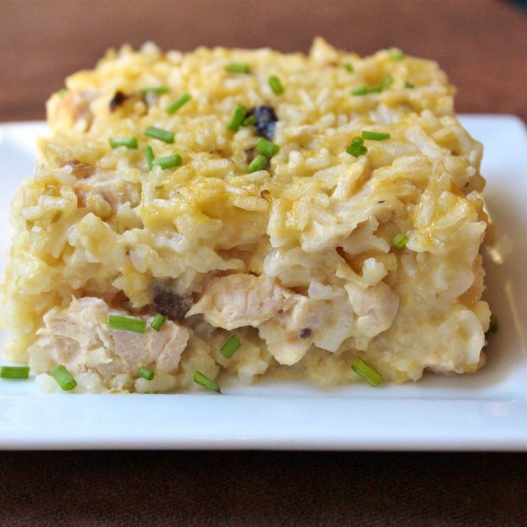 CHICKEN AND RICE CASSEROLE