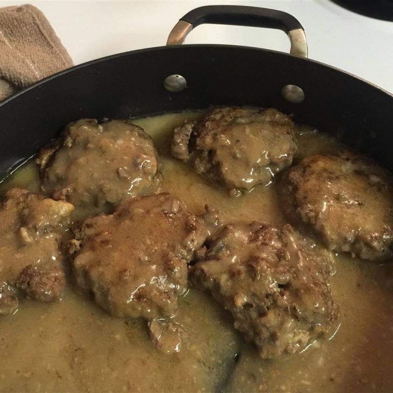 SMOTHERED HAMBURGER STEAK