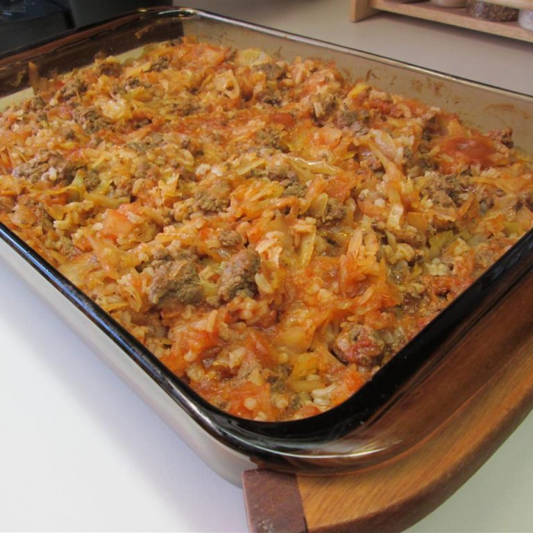 CABBAGE ROLL CASSEROLE