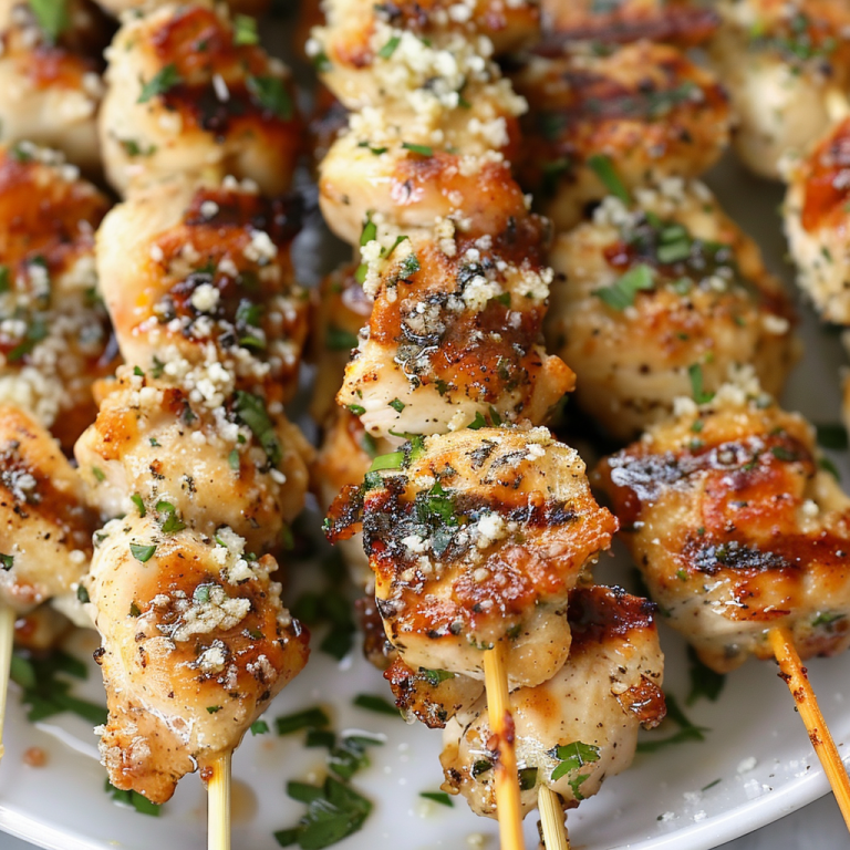 How To Make Delicious Garlic Parmesan Chicken Skewers – Recipes Top Secret