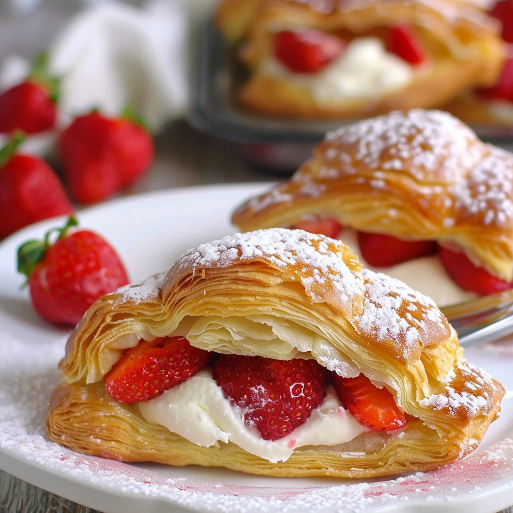 How to Make Delicious Strawberries & Cream Pastry Puffs – Recipes Top ...