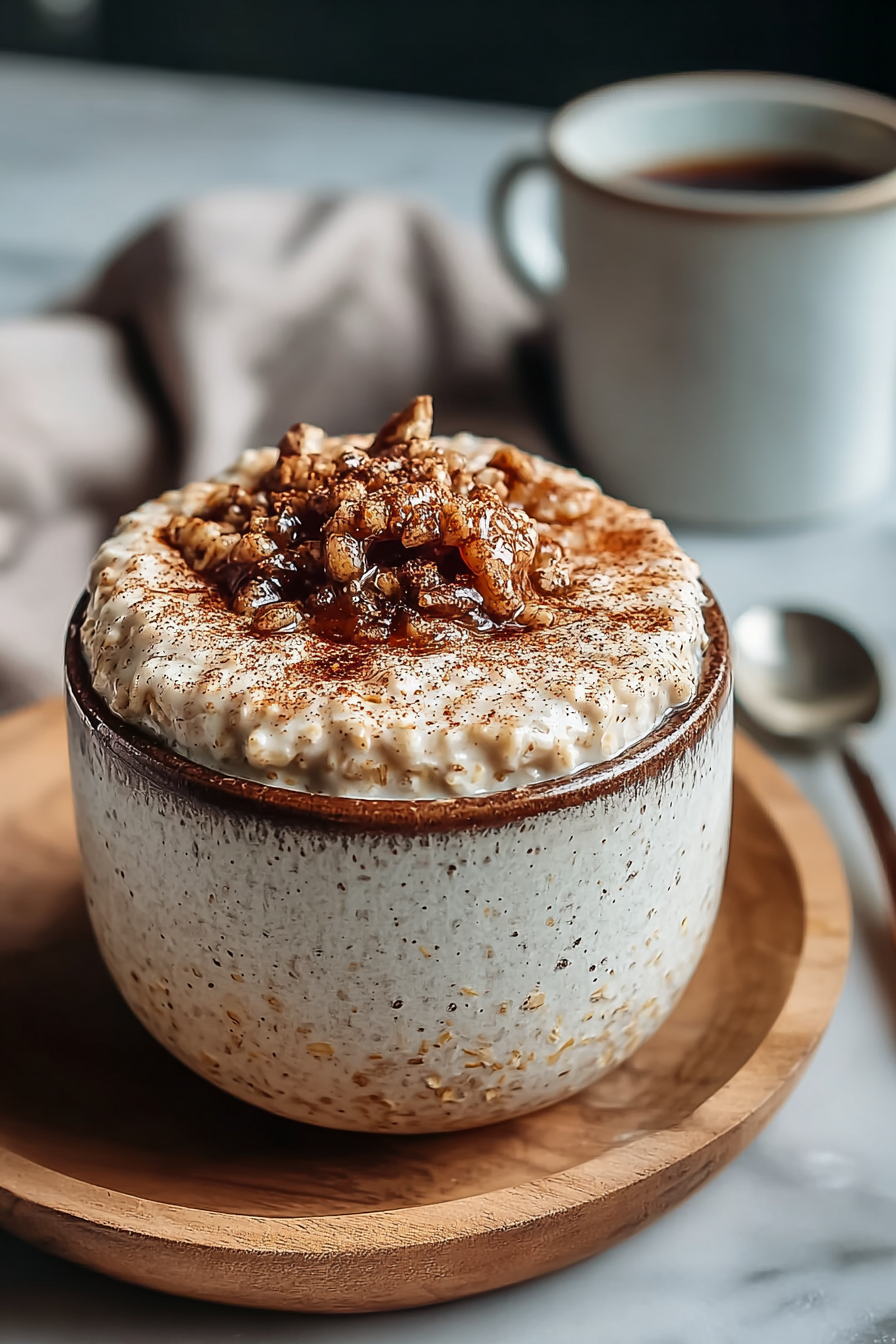 Amazing Cinnamon Roll Overnight Oats