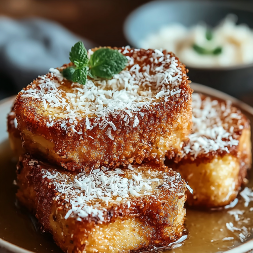 Amazing Coconut Crusted French Toast