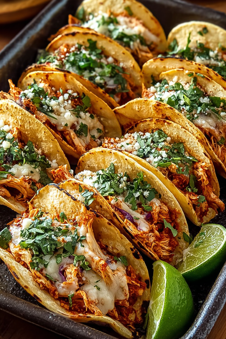 Amazing Mini Baked Chicken Tacos