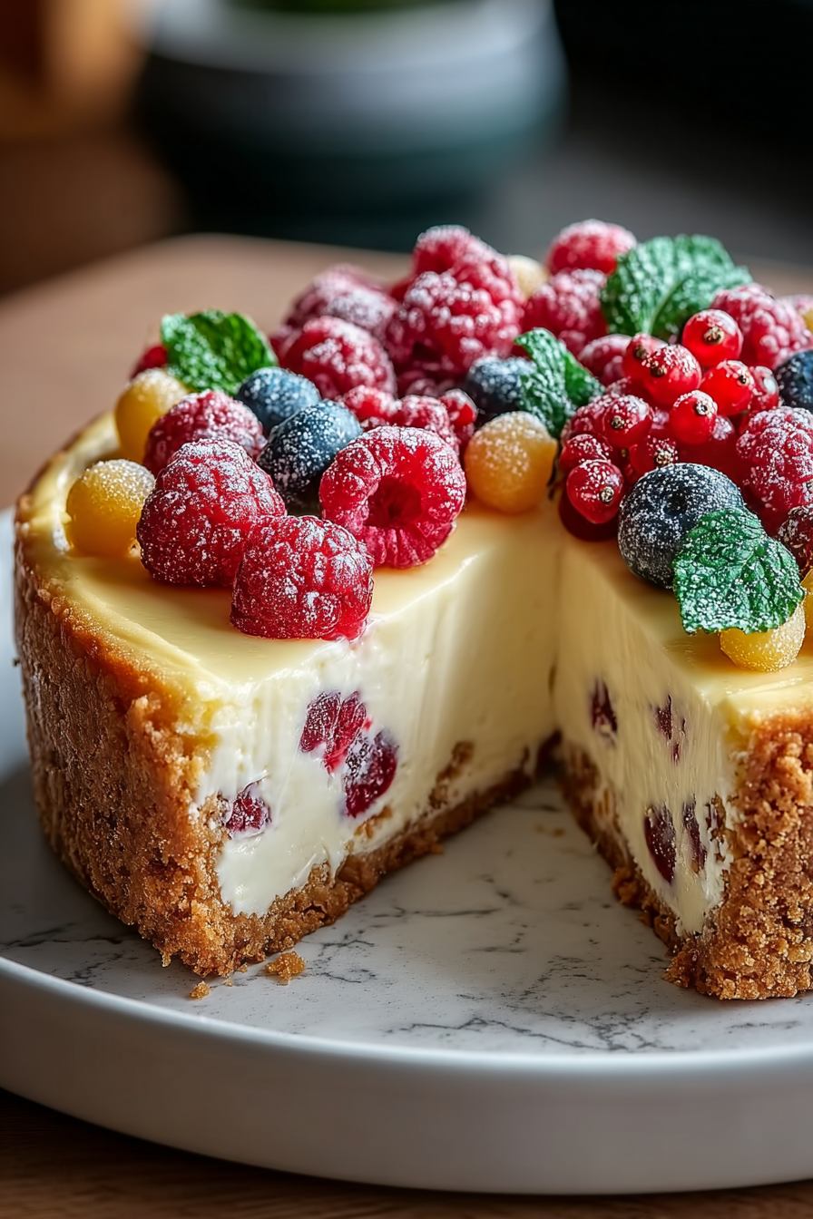 Best Ever Sugar Cookie Cheesecake