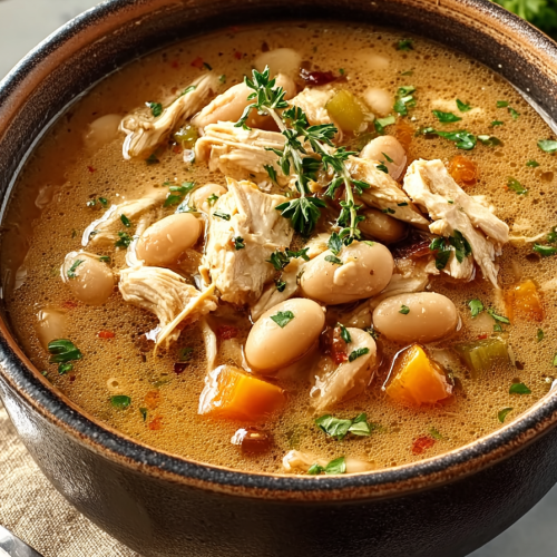 Creamy White Bean Chicken Chili