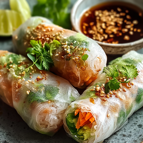 Crispy Rice Paper Rolls Made Easy