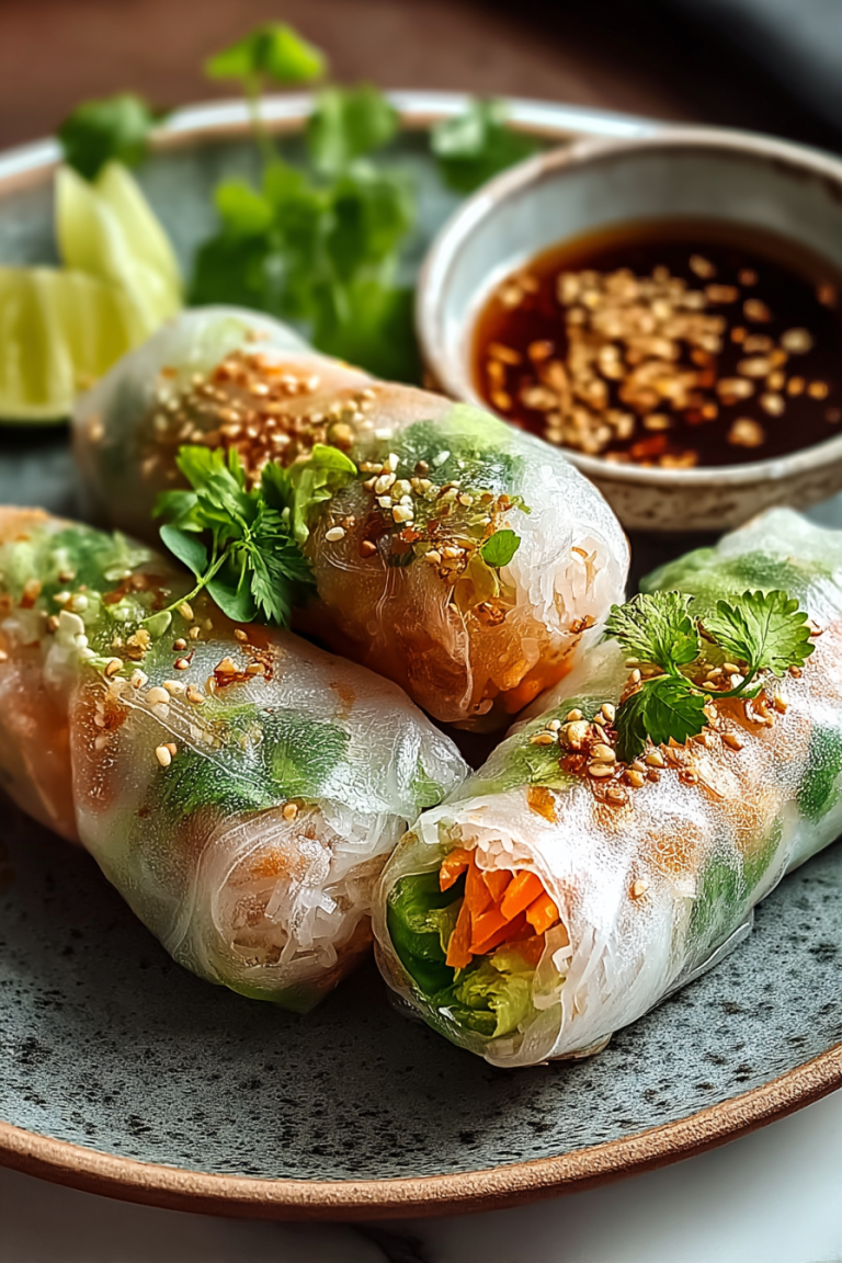 Crispy Rice Paper Rolls Made Easy