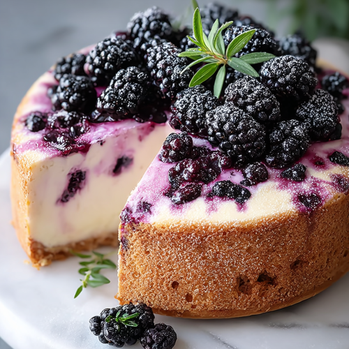 Delicious Blackberry Lime Cake