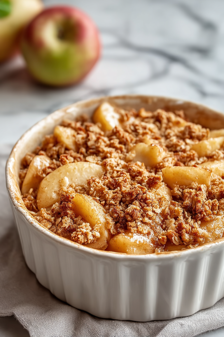 Delicious Breakfast Apple Crumble