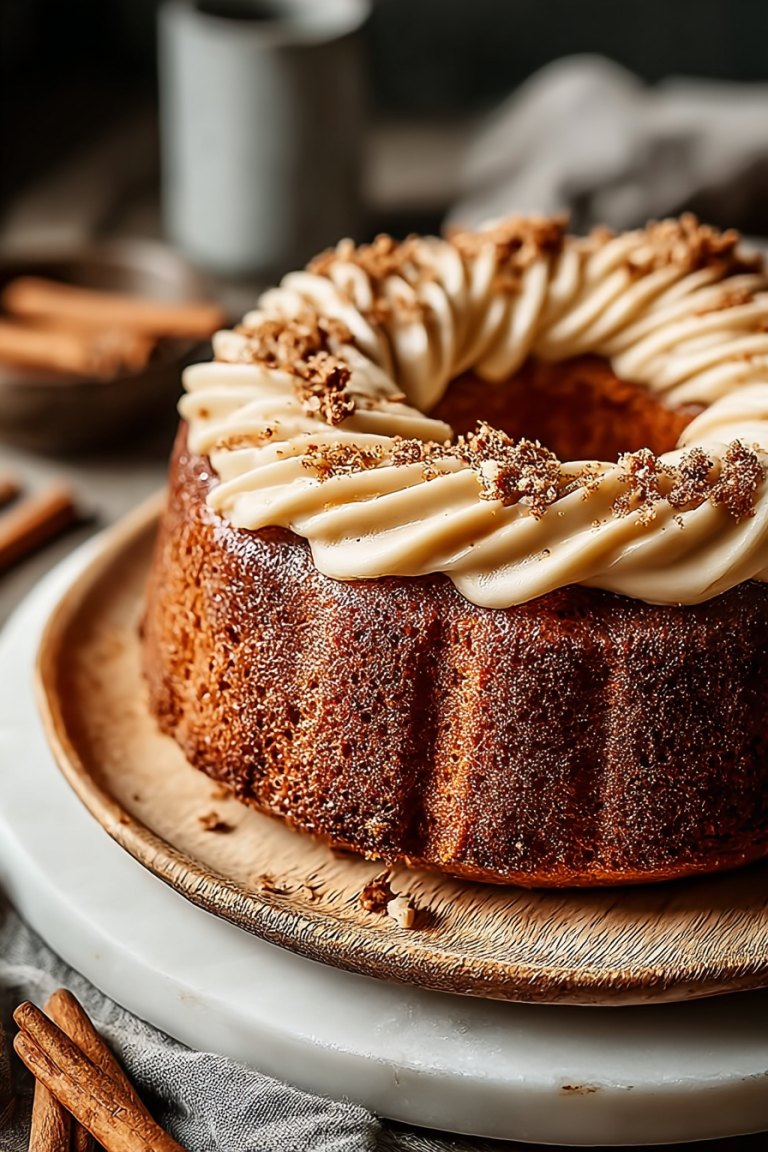 Delicious Brown Sugar Chai Cake