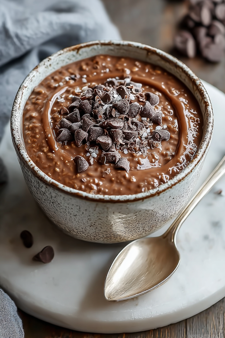 Delicious Chocolate Overnight Oats