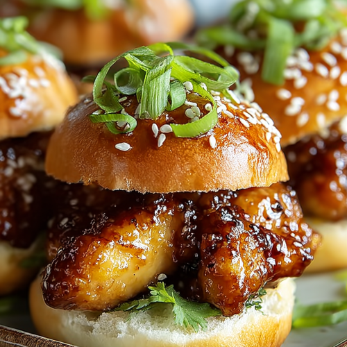 Delicious Hot Honey Chicken Sliders