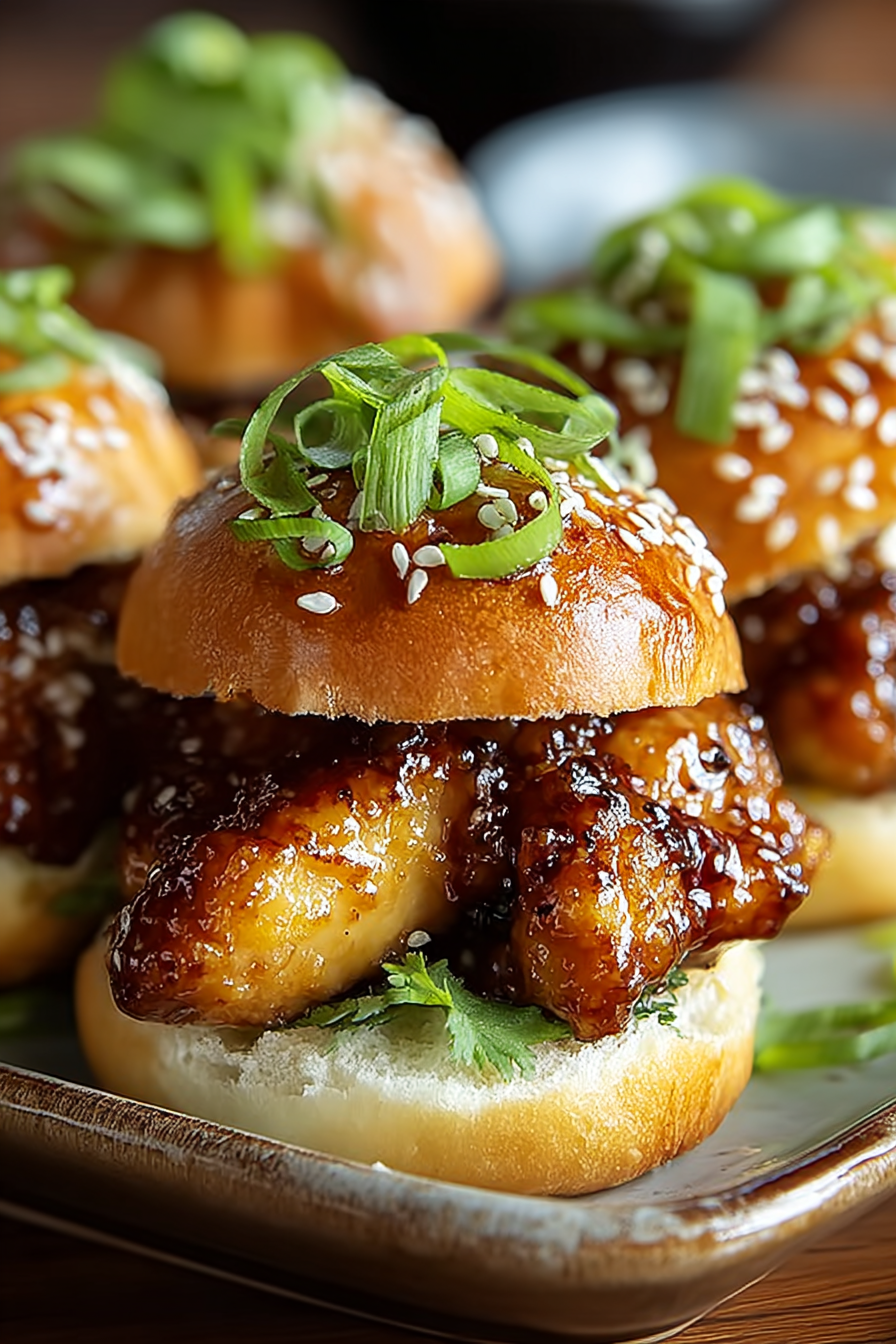 Delicious Hot Honey Chicken Sliders