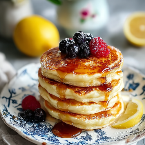 Delicious Lemon Ricotta Pancakes