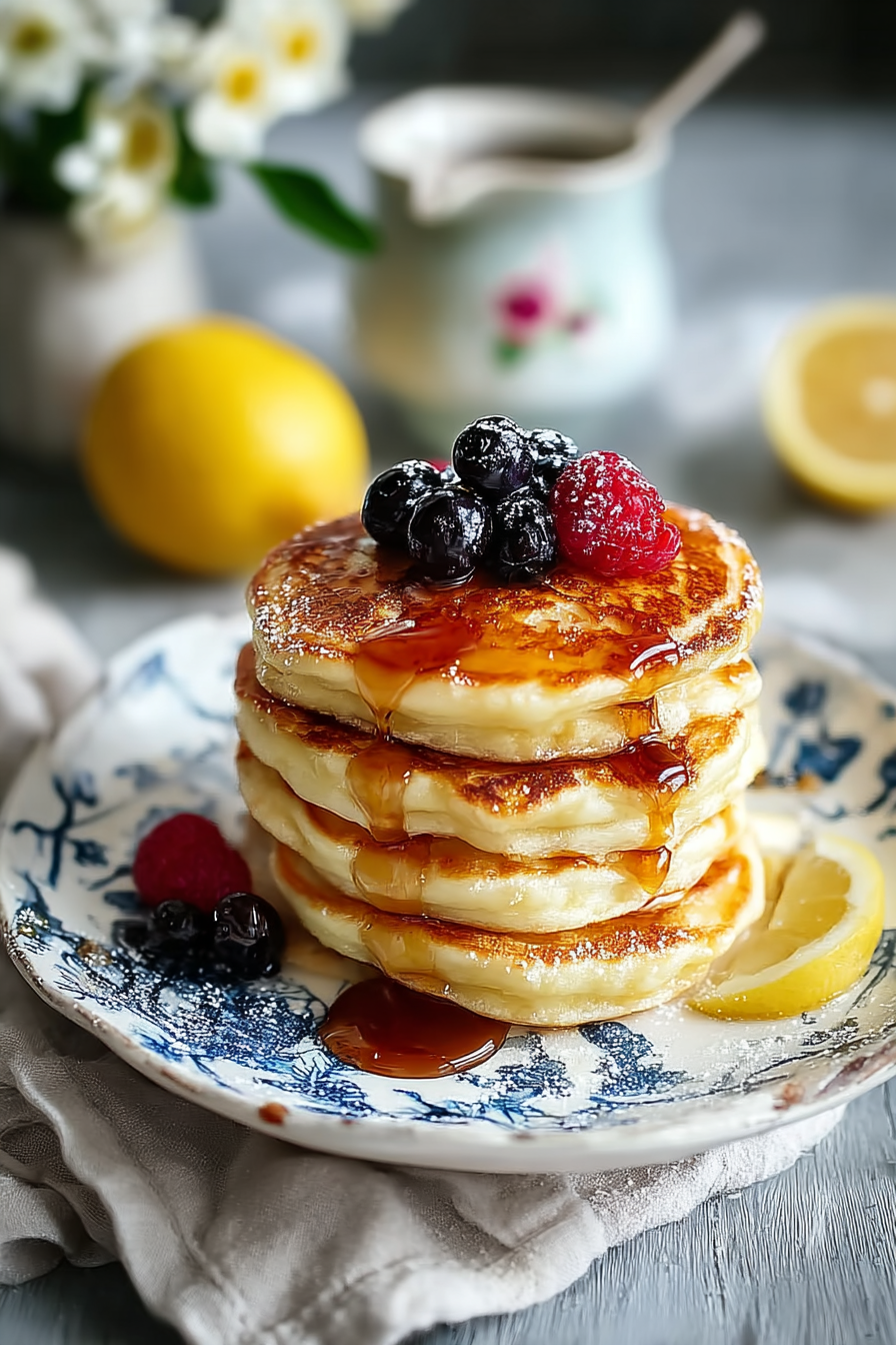 Delicious Lemon Ricotta Pancakes