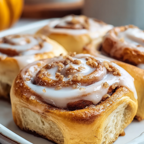Delicious Pumpkin Spice Cinnamon Rolls