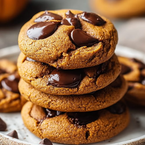 Delicious Soft Chocolate Pumpkin Cookies