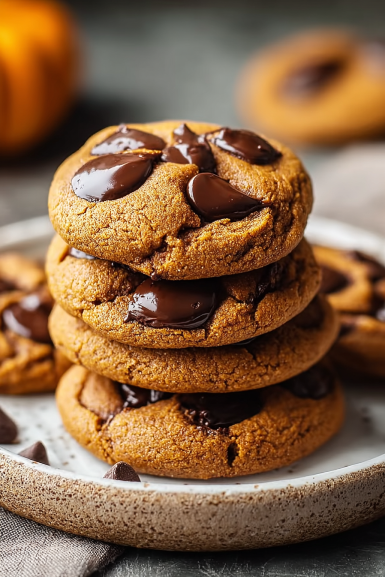 Delicious Soft Chocolate Pumpkin Cookies