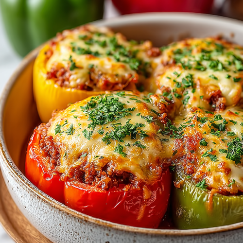 Delicious Stuffed Pepper Casserole