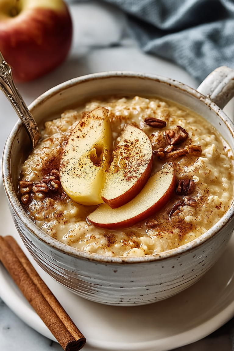 Delish Apple Cinnamon Breakfast Porridge