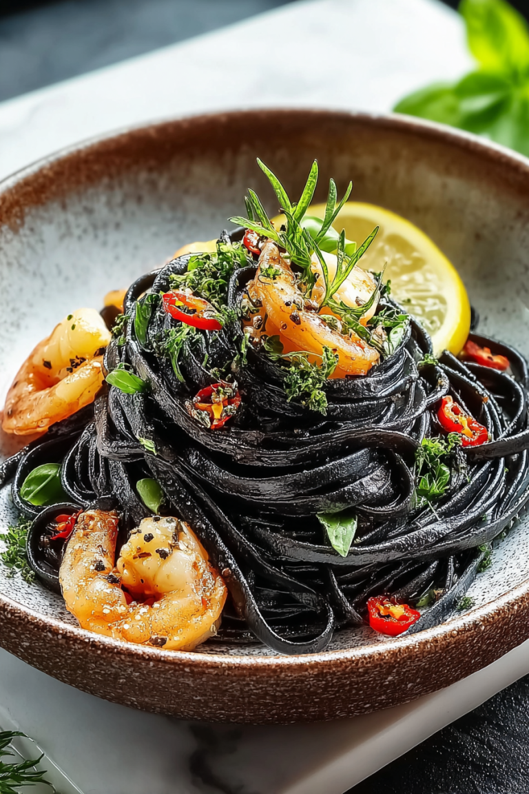 Delish Black Squid Ink Pasta