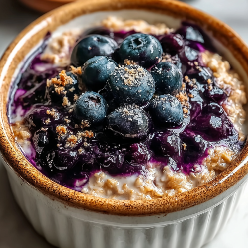 Delish Blueberry Pie Overnight Oats
