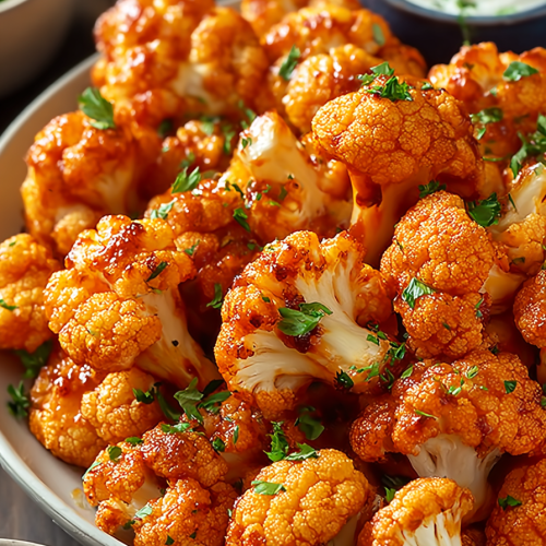 Delish Buffalo Cauliflower Bites