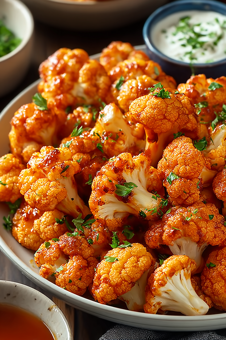 Delish Buffalo Cauliflower Bites
