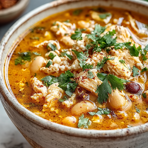 Delish Cajun White Chicken Chili