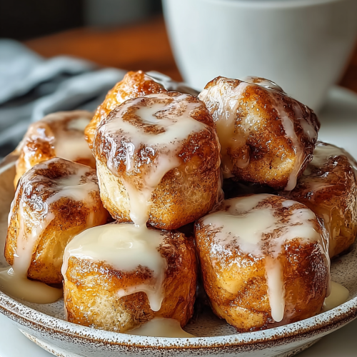 Delish Cinnamon Roll French Toast Bites