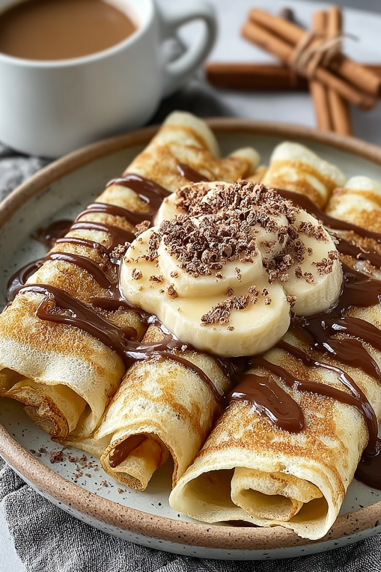 Delish Cinnamon Roll Protein Crepes