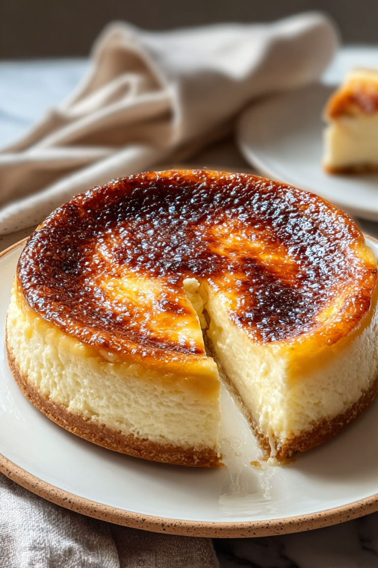 Delish Creme Brulee Cheesecake Recipe