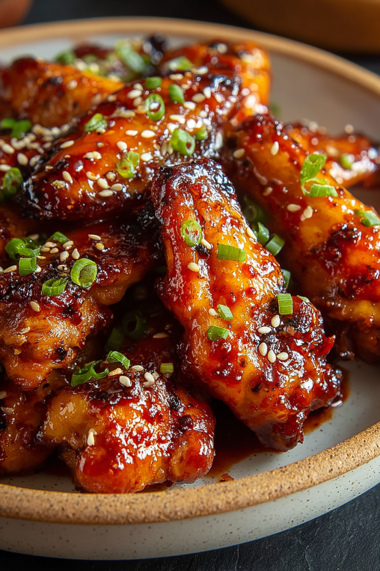 Delish Honey Sriracha Wings