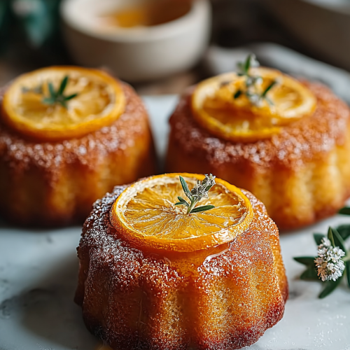 Delish Orange Ginger Honey Cakes
