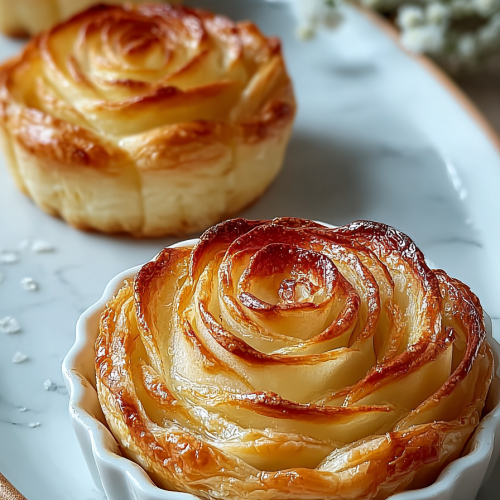Delish Puff Pastry Apple Roses