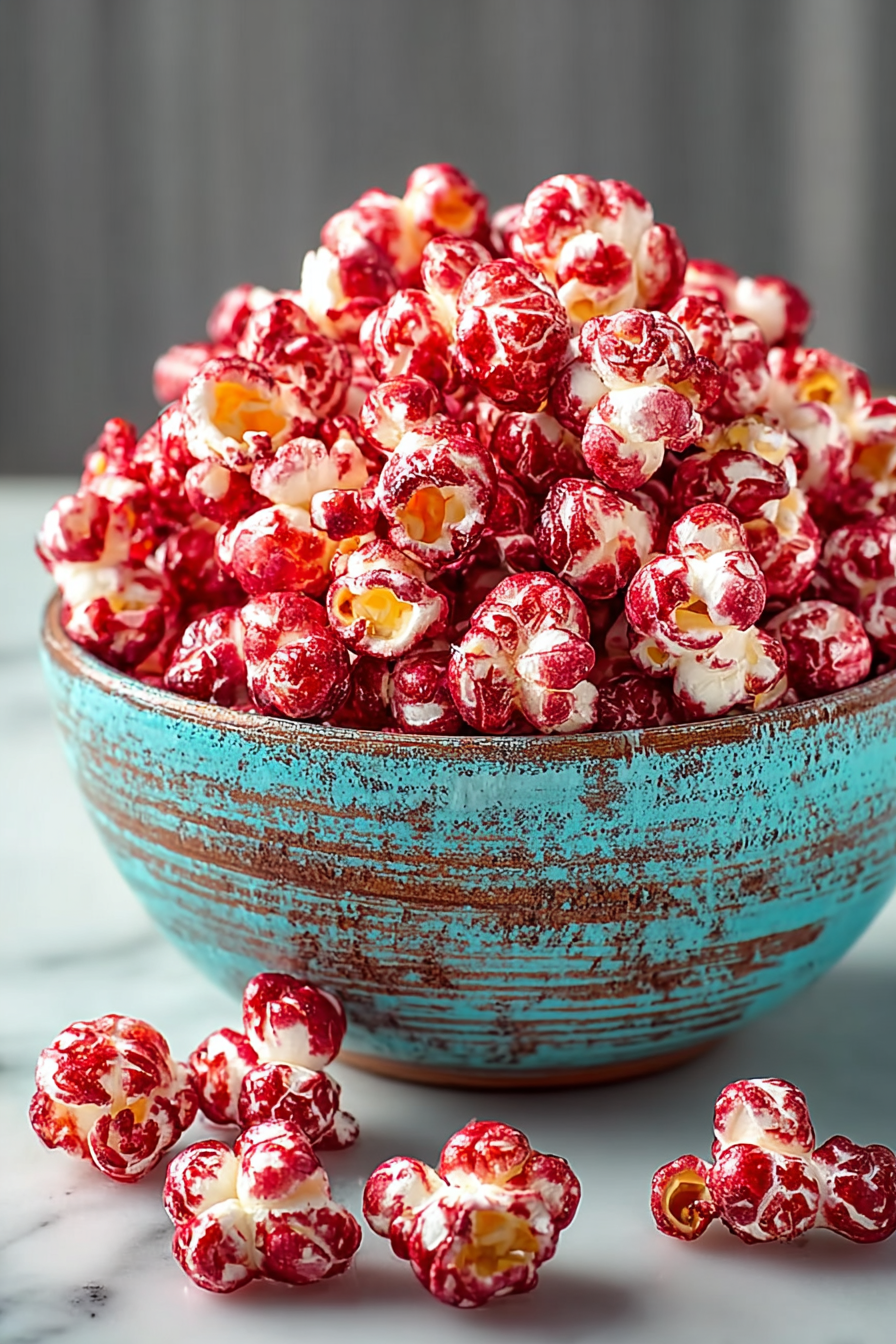 Delish Red Candy Popcorn