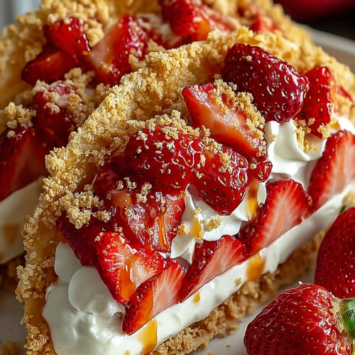 Delish Strawberry Crunch Cheesecake Tacos