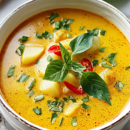 Delish Thai Potato Curry Soup