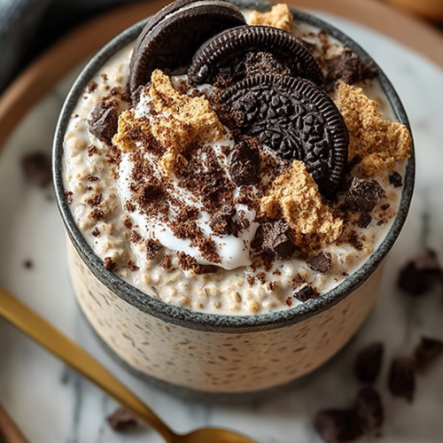 Dreamy Oreo Overnight Oats