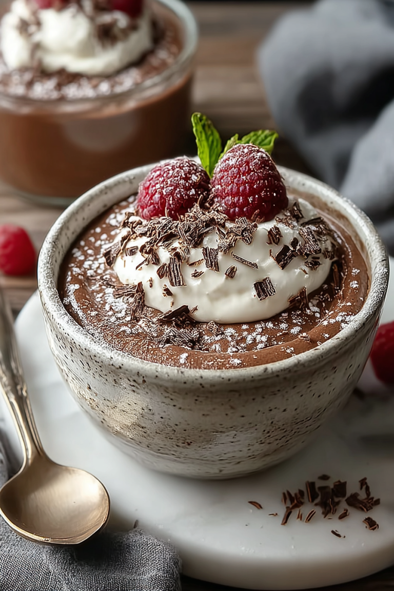 Easy 5-Ingredient Cottage Cheese Chocolate Mousse