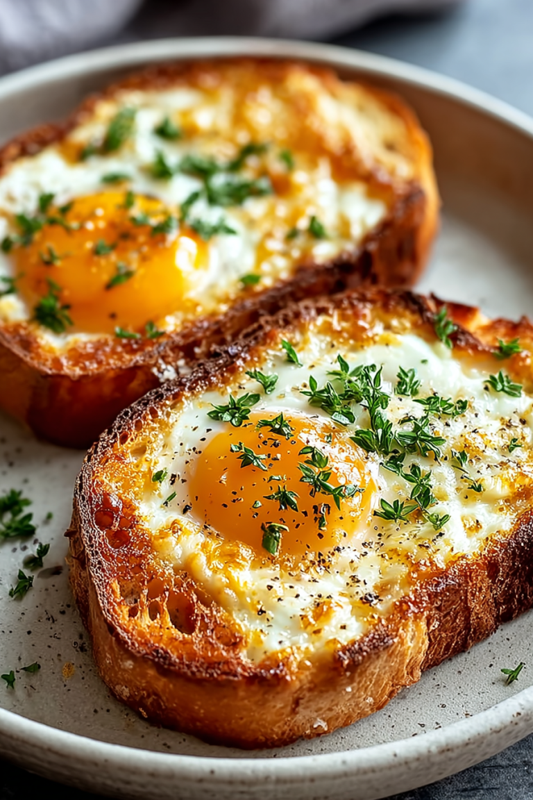 Easy Air Fryer Cheesy Egg Toast