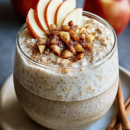 Easy Apple Cinnamon Overnight Oats