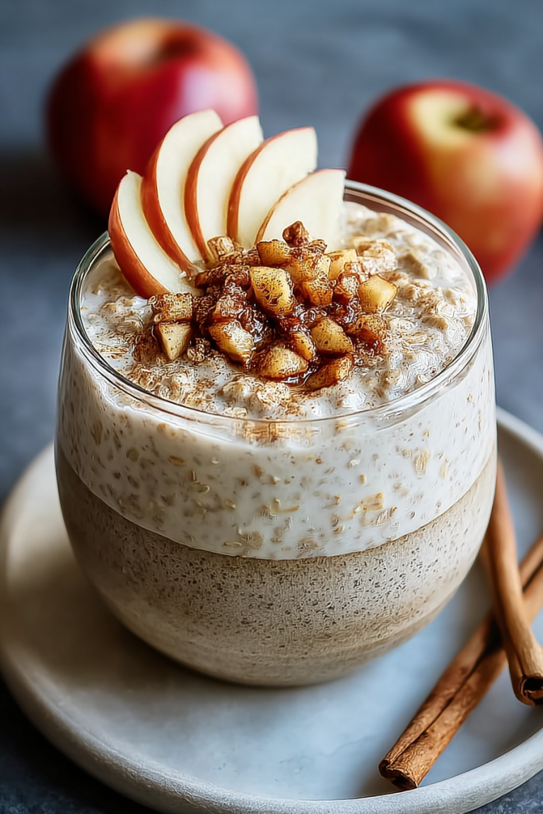 Easy Apple Cinnamon Overnight Oats