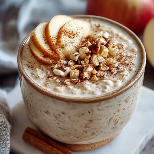Easy Apple Cinnamon Overnight Oats