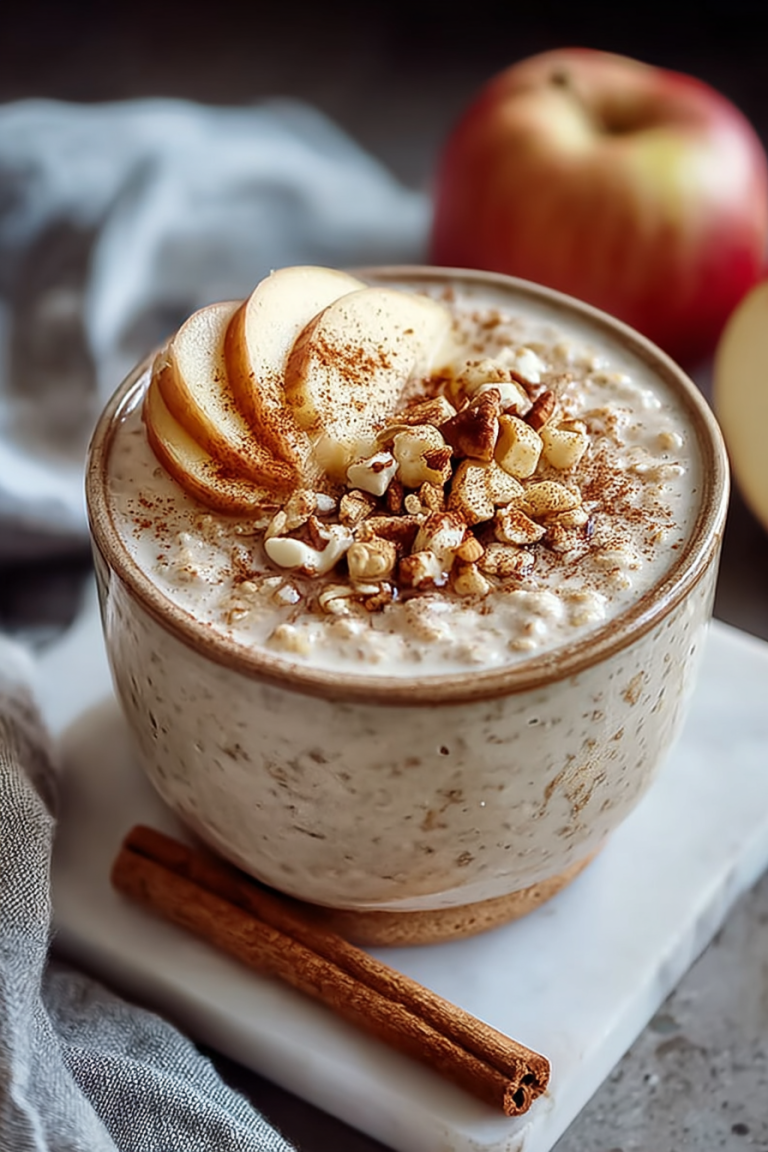 Easy Apple Cinnamon Overnight Oats